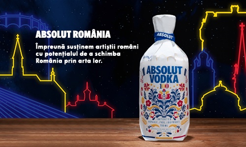 ABSOLUT se îmbracă în primul design de inspirație românească