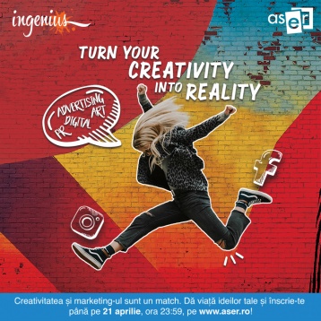 Transformă-ți creativitatea în realitate cu Ingenius, un proiect marca ASER