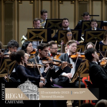 Concert Regal caritabil pe scena Ateneului Român, pe 25 octombrie