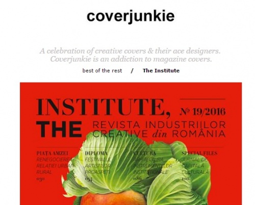 Coperta Institute, The Magazine pe coverjunkie.com
