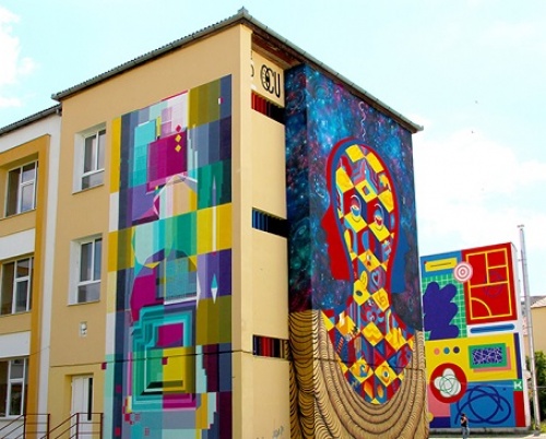 Noi lucrări de artă pe străzile Sibiului. Ce artişti vor picta zidurile la SISAF 2018
