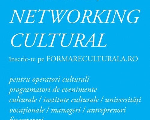 Platforma Formare Culturală te invită la o sesiune de networking cultural 