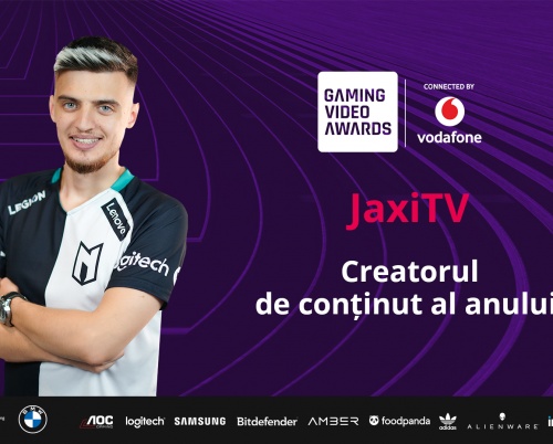 Jaxi este creatorul de conținut al anului la Gaming Video Awards