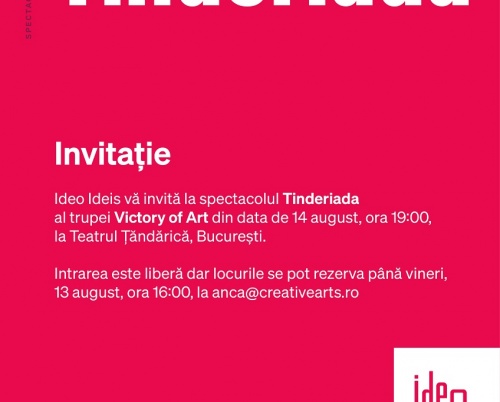 Azi începe Ideo Ideis Festivalul #16