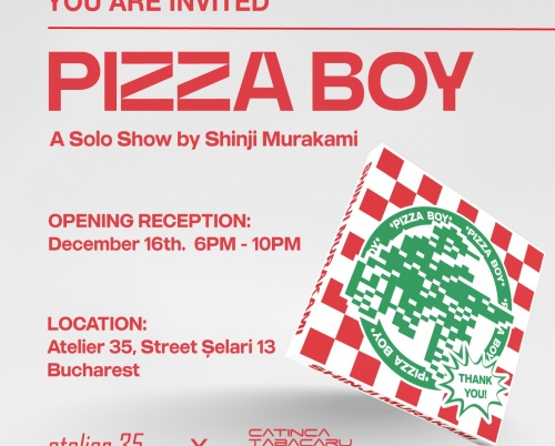 Pizza Boy a solo exhibition by Shinji Murakami 