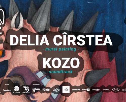 Romanian Street Art anunță intervenția artistică realizată de Delia Cîrstea și Kozo